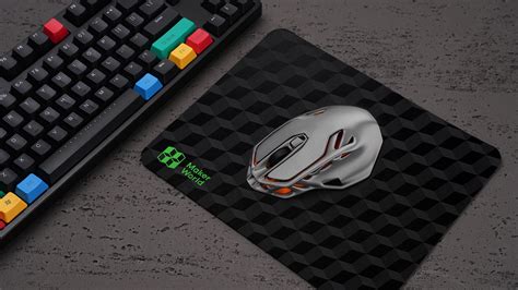 Bambu Lab Mouse Pad with Logo for Wireless Mouse 002.